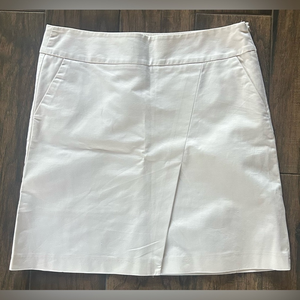 Zara Woman White Mini Skirt Sz M